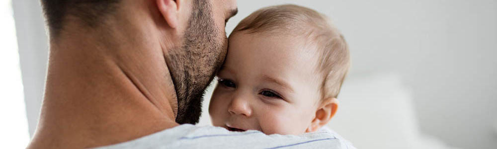 Childrens Hospital dad baby