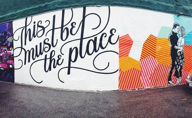 This must be the place mural
