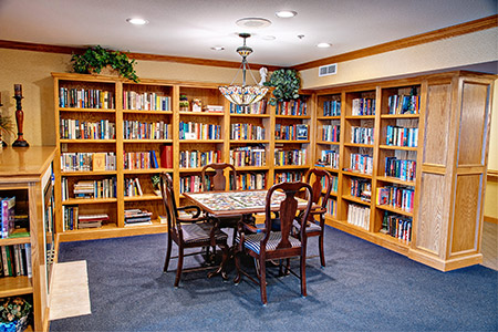 Ellen Kennedy Living Center reading room